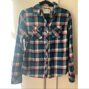 Aeropostale Plaid Button-Down